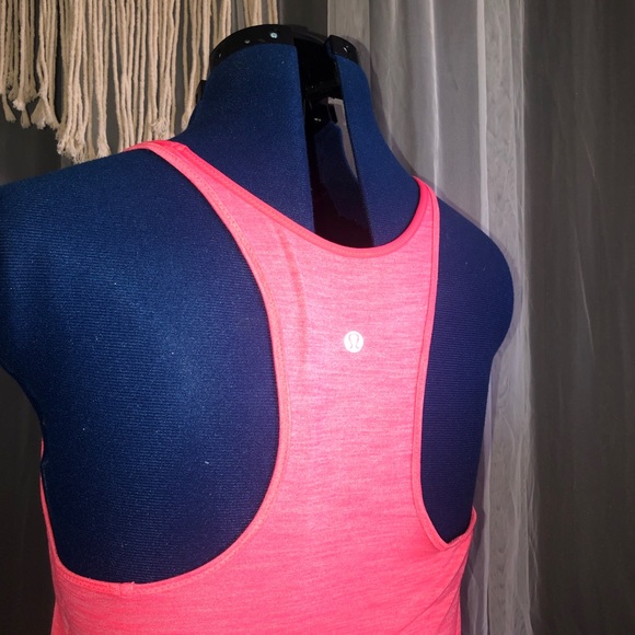 Coral lululemon Singlet - Picture 4 of 6